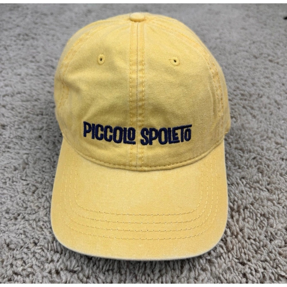 Piccolo Spoleto Charleston SC Hat Otto Yellow Cotton Dad Adjustable Cap